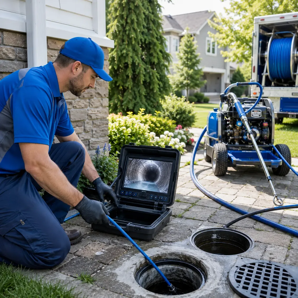 Outdoor drain cleaning professionals serving Willow Springs, IL